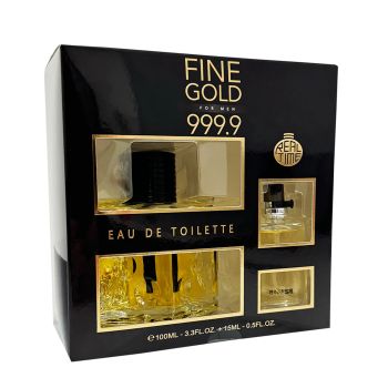 REAL TIME FINE GOLD tualetinių vyrų vandenų rinkinys (100 ml + 15 ml)