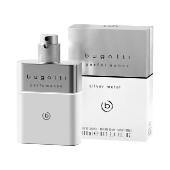 BUGATTI PERFORMANCE SILVER METAL tualetinis vanduo, 100 ml