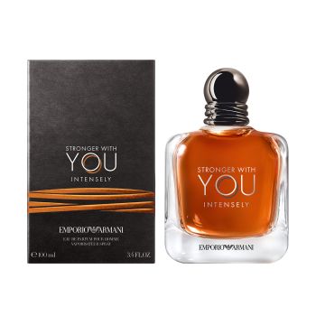 EMPORIO ARMANI STRONGER WITH YOU INTENSELY parfumuotas vyrų vanduo, 100 ml