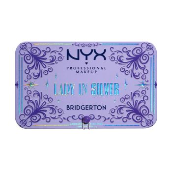 NYX PROFESSIONAL MAKEUP BRIDGERTON LADY IN SILVER DUO skaistalų paletė