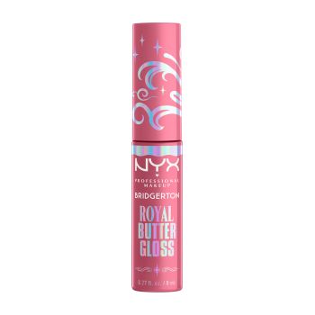 NYX PROFESSIONAL MAKEUP BRIDGERTON ROYAL BUTTER lūpų blizgis, 8 ml