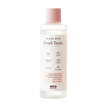 DEARBOO GLASS SKIN SNAIL veido tonikas, 250 ml