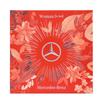 MERCEDES-BENZ WOMAN IN RED moterų kosmetikos rinkinys