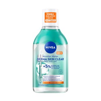 NIVEA DERMA SKIN CLEAR micelinis vanduo, 400 ml
