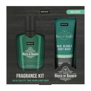 SENCE HOUSE OF BARBER OAK SCENT vyrų dovanų rinkinys
