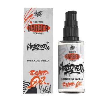 BARBER MARMARA TOBACCO & VANILLA barzdos serumas, 50 ml