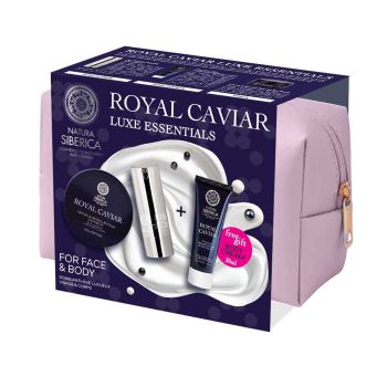 NATURA SIBERICA ROYAL CAVIAR LUXE ESSENTIALS dovanų rinkinys