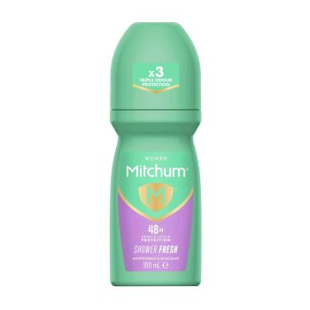 MITCHUM SHOWER FRESH 48H moterų rutulinis dezodorantas antiperspirantas, 100 ml