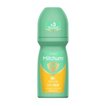 MITCHUM PURE FRESH 48H moterų rutulinis dezodorantas antiperspirantas, 100 ml