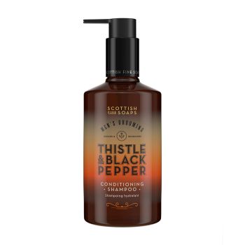 SCOTTISH THISTLE & BLACK PEPPER CONDITIONING vyrų plaukų šampūnas, 300 ml