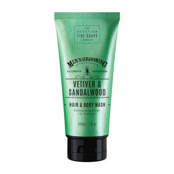 SCOTTISH VETIVER & SANDALWOOD kūno ir plaukų prausiklis, 200 ml