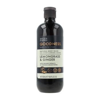 BAYLIS & HARDING GOODNESS LEMONGRASS & GINGER kūno prausiklis, 500 ml