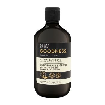 BAYLIS & HARDING GOODNESS LEMONGRASS & GINGER vonios skystis, 500 ml