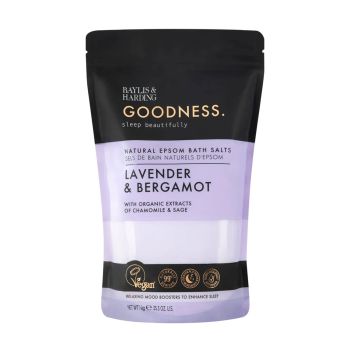 BAYLIS & HARDING GOODNESS LAVENDDER & BERGAMOT vonios druska, 1 kg