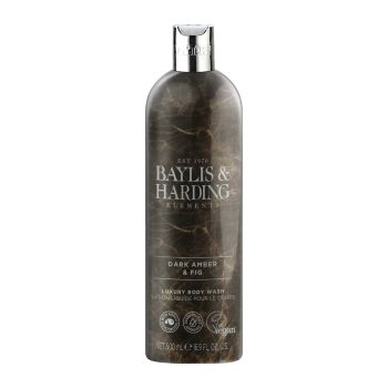 BAYLIS & HARDING ELEMENTS DARK AMBER & FIG kūno prausiklis, 500 ml