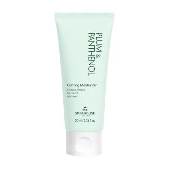 THE SKIN HOUSE PLUM & PANTHENOL CALMING MOISTURIZER veido kremas, 70 ml