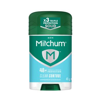 MITCHUM MEN CLEAN CONTROL 48H pieštukinis antiperspirantas dezodorantas, 41 g