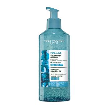 YVES ROCHER PURE ALGAE REFRESHING valomoji želė, 390 ml