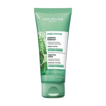 YVES ROCHER PURE MENTHE PURIFYING veido šveitiklis, 75 ml