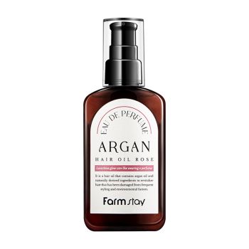 FARMSTAY ARGAN ROSE OIL plaukų aliejus, 100 ml