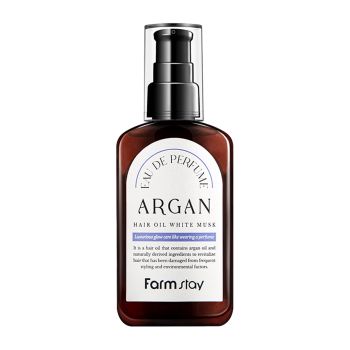 FARMSTAY ARGAN WHITE MUSK plaukų aliejus, 100 ml
