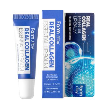 FARMSTAY REAL COLLAGEN ESSENTIAL lūpų balzamas, 10 g