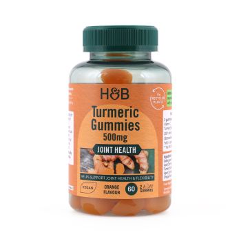 H&B ciberžolė 500 mg, 60 guminukų