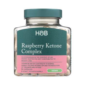 H&B aviečių ketonų kompleksas, 90 kapsulių