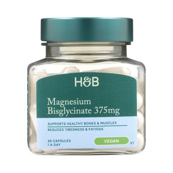 H&B magnio bisglicinatas 375 mg, 30 kapsulių