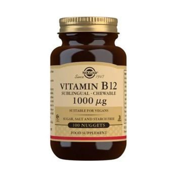 SOLGAR vitaminas B12 1000 mg, 100 tablečių