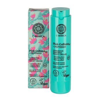 C-BERRICA PINK CALLUNA LUMINOUS RENEWAL naktinis kremas, 50 ml