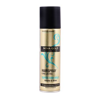 NOVA GOLD SUPER FILM HOLD plaukų lakas, 200 ml