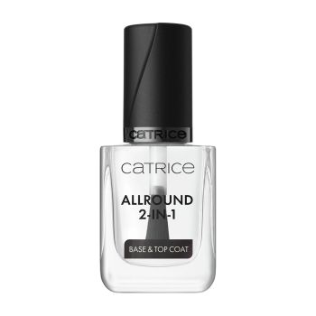 CATRICE ALLROUND 2-IN-1 nagų lako pagrindas ir viršutinis sluoksnis, 10,5 ml