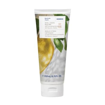 KORRES BASIL LEMON kūno pienelis, 200 ml