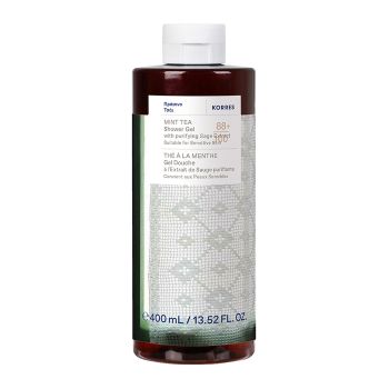 KORRES MINT TEA dušo želė, 400 ml