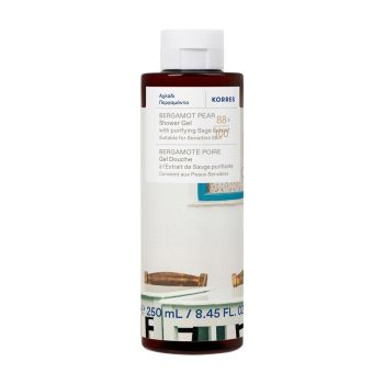 KORRES BERGAMOT PEAR dušo želė, 250 ml