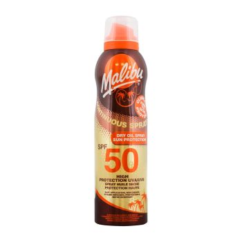 MALIBU SPF50 purškiamasis apsauginis sausasis aliejus, 175 ml