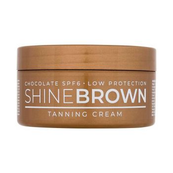 BYROKKO SHINE BROWN SHINE CHOCOLATE SPF6 įdegio kremas, 200 ml