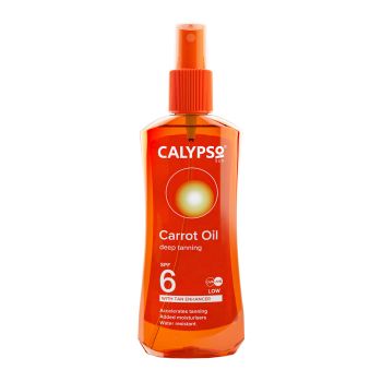 CALYPSO SPF6 CARROT OIL įdegio aliejus, 200 ml