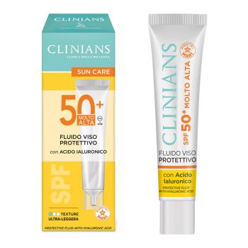 CLINIANS SUN CARE SPF50+ apsauginis veido fluidas, 40 ml