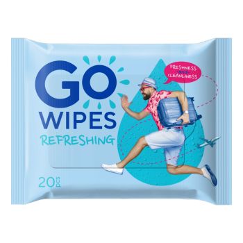 GOWIPES REFRESHING drėgnos servetėlės (20 vnt.)