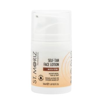 ST.MORIZ PROFESSIONAL SELF TAN savaiminio įdegio veido losjonas, 50 ml
