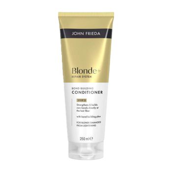 JOHN FRIEDA BLONDE+ REPAIR SYSTEM BOND BUILDING plaukų kondicionierius, 250 ml