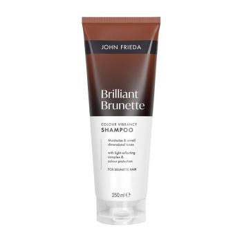 JOHN FRIEDA BRILLIANT BRUNETTE COLOUR VIBRANCY plaukų šampūnas, 250 ml