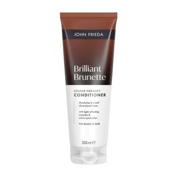 JOHN FRIEDA BRILLIANT BRUNETTE COLOUR VIBRANCY plaukų kondicionierius, 250 ml