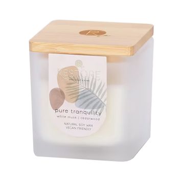 HEART & HOME RESTORE PURE TRANQUILITY kvapnioji žvakė, 80 g