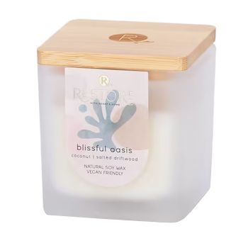 HEART & HOME RESTORE BLISSFUL OASIS kvapnioji žvakė, 80 g
