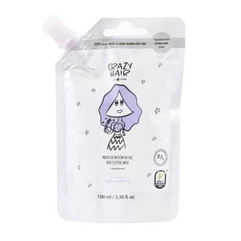 HS HISKIN CRAZY HAIR BLUEBERRY naktinė plaukų kaukė, 100 ml