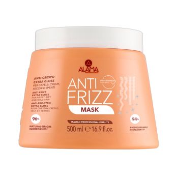 ALAMA ANTI FRIZZ & GLOSS plaukų kaukė, 500 ml