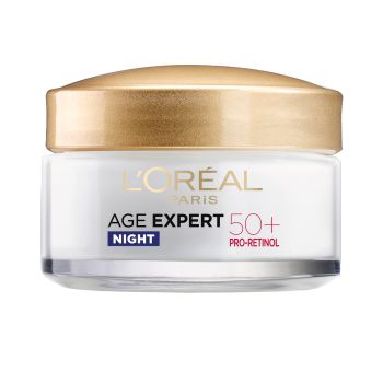 L'OREAL AGE EXPERT 50+ naktinis kremas, 50 ml